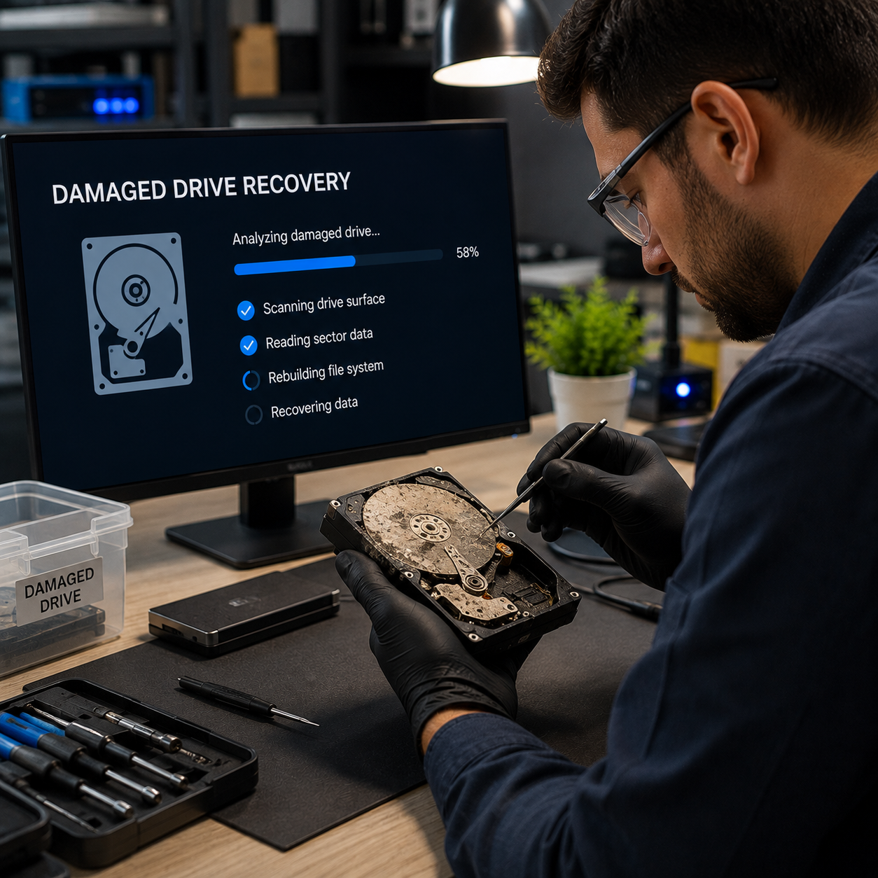 Damaged Drive Data Recovery Service